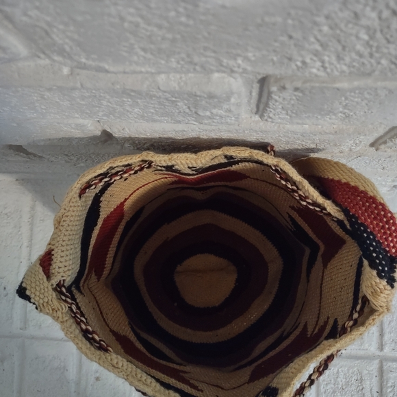 Handmade Crochet Crossbody and Shoulder Unisex Medium Size Bag - NEW- - Picture 5 of 5